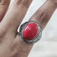 thumbnail image 6 of NEW Coral Mans Ring, Natural Red Coral Ring, Unisex Ring, Silver Jewelry, 925 Silver Ring, Birthday Gift, Heavy Mens Ring, Arabic Design, Ottoman Style Ring, Christmas, Turkey Mens Signet Ring, 6 of 7