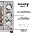 thumbnail image 7 of Hamilton Beach 4 Slice Sure-Crisp Air Fry Oven, 6 Cooking Options, Stainless Steel Exterior, Chrome Knobs, 7 of 7