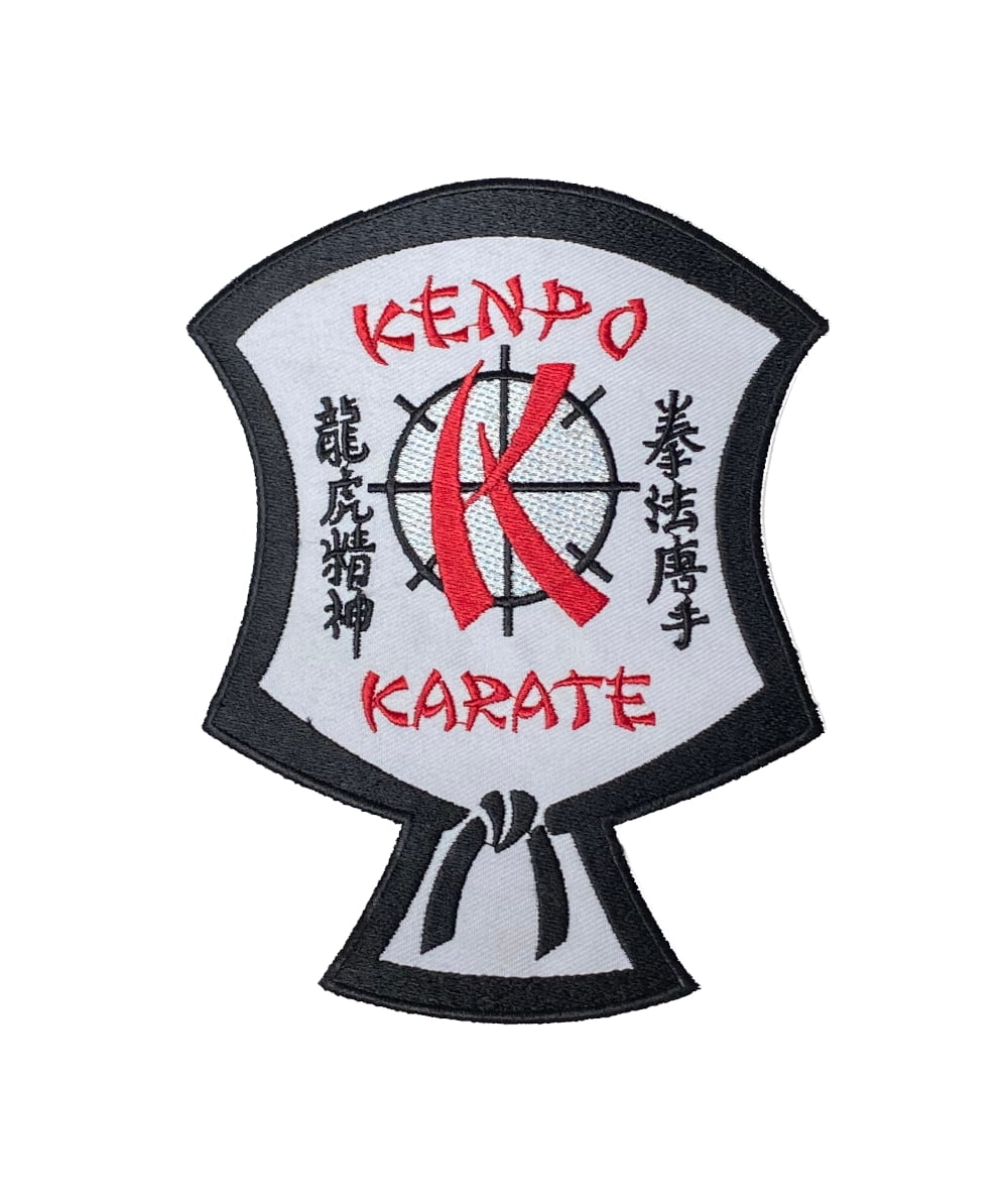 NEW Kenpo Karate Patch for Karate Gi Uniform Kenpo Karate Embroidered 3.75" & 3" 