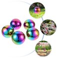 thumbnail image 2 of MOVTOTOP 5pcs Delicate Colored Reflective Polished Gazing Balls for Outdoor Garden Decor, 2 of 7