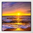 thumbnail image 3 of 5D bricolaje completo taladro diamante pintura puesta de sol junto al mar cruz puntada mosaico costura, 3 of 9