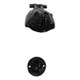 thumbnail image 3 of Cast Iron Rustic Black Creature Of The Night Nocturnal Bat Sleeping Door Knocker, 3 of 10