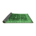 thumbnail image 2 of Ahgly Company Indoor Rectangle Oriental Emerald Green Traditional Area Rugs, 6' x 9', 2 of 4