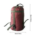 thumbnail image 2 of LHNFT Compression Stuff Sack, Lightweight Nylon Sleeping Bag Space Saving Stuff Sack, Travel Carry Storage Stuff Sack, Sleeping Bags Clothes Organizer for Camping Hiking Backpacking, 2 of 4