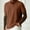 Coffee, variant on Men's Herringbone Jacquard Collared Shirt, Solid Color Button-Down Short Sleeve Top, Breathable for Summer Navy XXL