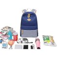 thumbnail image 2 of Mochila casual de lona a rayas, mochilas adolescentes lindas para niñas, bolso escolar, 2 of 2