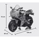 thumbnail image 2 of Moto Eléctrica para Niños AEIOU BDX018 con Rueditas Gris, 2 of 2