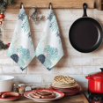 thumbnail image 6 of Coastal Starfish Kitchen Towels Set of 2, Ocean Weeping Coral Beach Conch Turquoise Absorbent Dish Towels for Kitchen, Microfiber Hand Towel, Quick Drying Tea Towel for Cleaning Decorative Dishcloths, 6 of 7