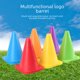 thumbnail image 1 of Balde de señal de entrenamiento de fútbol de 18 cm, marcador triangular de 6 pulgadas, cono de entrenamiento de obstáculos, tubo de helado de bloqueo, 1 of 3
