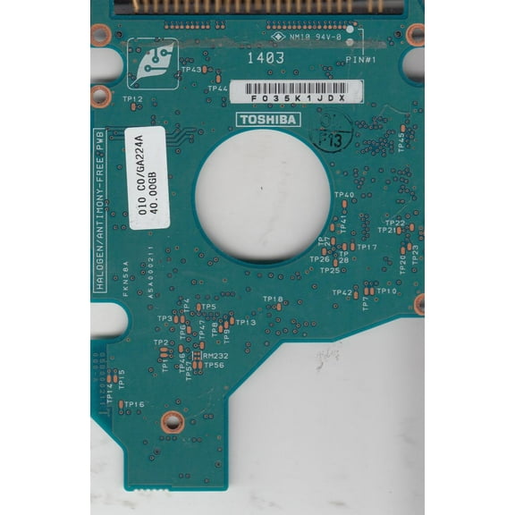 MK4021GAS, C0/GA224A, HDD2182 B ZE01 S, G5B000211000-A, Toshiba IDE 2.5 PCB