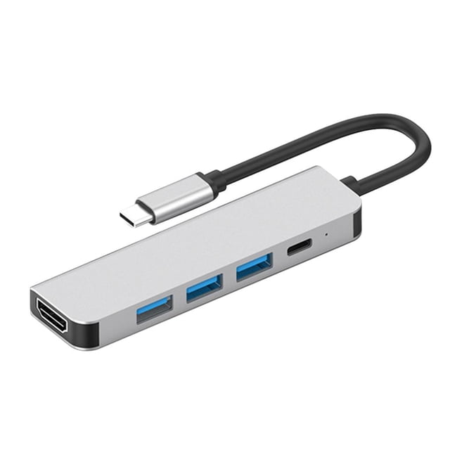 en 1, 4K , 3 puertos USB 3,0, puerto de carga PD adapta multipuerto para portátil Smartphone proyector Sunnimix adaptador de concentrador usb multipuerto