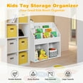 thumbnail image 5 of BLACK JAGUAR Kids Wooden Bookshelf Bookcase Display Rack Toy Storage Cabinet Organizer Holder for Kids Room&Nursery, 5 of 8