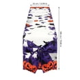 thumbnail image 3 of Purple Bow Halloween Table Runner 13x70 Inch, Cute Ghost Pumpkin Bat Web Pattern Table Cover, Reusable Halloween Themed Table Decor for Kitchen Party, 3 of 8