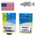 thumbnail image 7 of Bait Pegs 100 Pack - Rubber pegs for Pegging Soft Plastic Fishing Lures to Hooks, jigs, chatterbaits, etc [Select Size] Size 1, 7 of 7