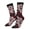 2 Black-1, variant on Snake And Rose Print Adult Socks for Men & Women,Calf Socks, Ankle Socks,Boots Socks,Breathable Casual Sock,Unisex Crew Socks