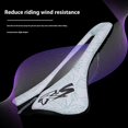 thumbnail image 3 of ENLEE RS Sport Saddle EVA+PU Microfiber Leather Cycling Bike Hollow Breathable Seat - Style C, 3 of 5