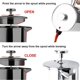 thumbnail image 3 of Secura French Press Coffee Maker, 304 Grade Stainless Steel Insulated Coffee Press with 2 Extra Screens, 34oz (1 Litre), Silver, 3 of 7