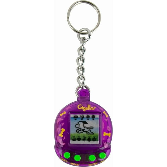 World's Smallest GigaPets, Virtual Pet for Kids Ages 5 and Up. Miniature CompuKitty and PixelPuppy Assortment, Take Care of a Interactive Pixel Pet. Each Sold Separately. Styles Selected at Random.