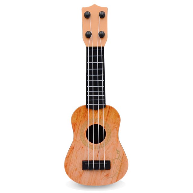 Lutabuo Ukulélé 4 Cordes Mini Guitare Modèle Instruments de Musique Jouets Éducatifs pour Enfants