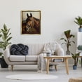 thumbnail image 3 of Stupell Industries Brown Horse Portrait Animals & Insects Photography Gold Floater Framed Canvas Art Print Wall Art, 25 x 31, 3 of 10