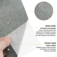 thumbnail image 4 of Uxcell Linen Repair Patches Self-Adhesive Fine Linen Couch Fabric Patches Tape Can Be Used for Furniture Dark Grey 3.9"x63", 4 of 6