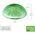 thumbnail image 5 of Achla Designs Crackle Glass Garden Toadstool Gazing Ball, Light Green, 5 of 5