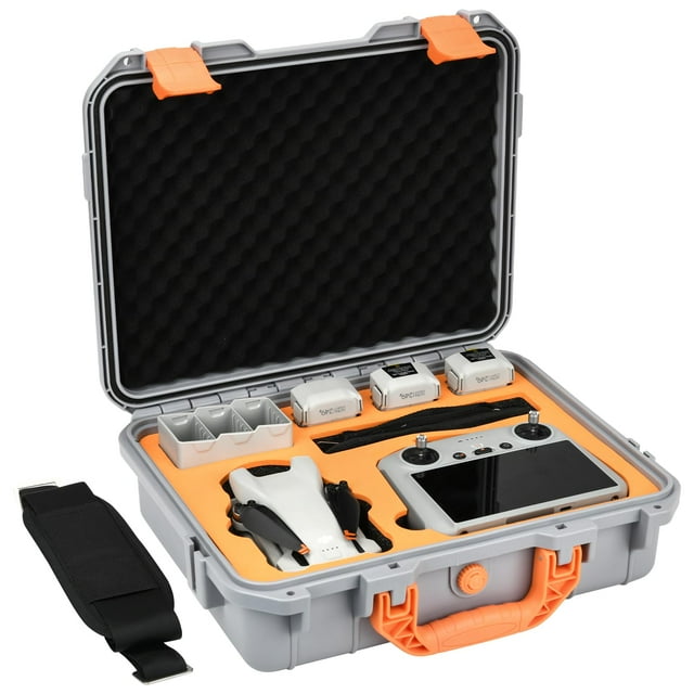 keketoha Étui Rigide pour DJI Mini 3 Pro/Mini 3/Mini 4 Pro, Étui de Transport Étanche et Résistant à la Pression pour Accessoires DJI Mini 4 Pro/Mini 3 Pro/Mini 3 - Compatible