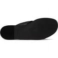 thumbnail image 3 of Cole Haan Anica Black Leather Open Toe Slip On Knotted Strap Flat Slides Sandals (Black Leather, 7), 3 of 5