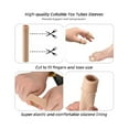 thumbnail image 3 of 5.9x1In Toe Tubes Sleeves,Cuttable Relief Fingers Pressure Pain,Toe Cushion Tubes,Gel Lining Finger Separator Tubing for Calluses,Feet, 3 of 6