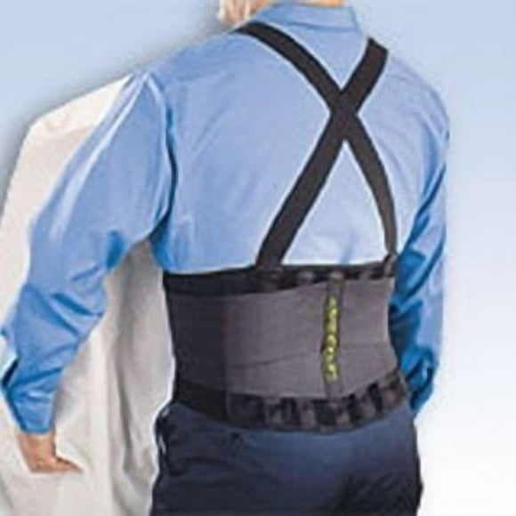 Fla 70-110SMBLK Safe-T-Lift LX Working Back Support, Black, Small by FLA Orthopedics