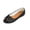 Black, variant on Wensltd Women's Shoes Dot Print Peep Toe Flat Shoes Slip On Ballet Flats for Daily Walking Black