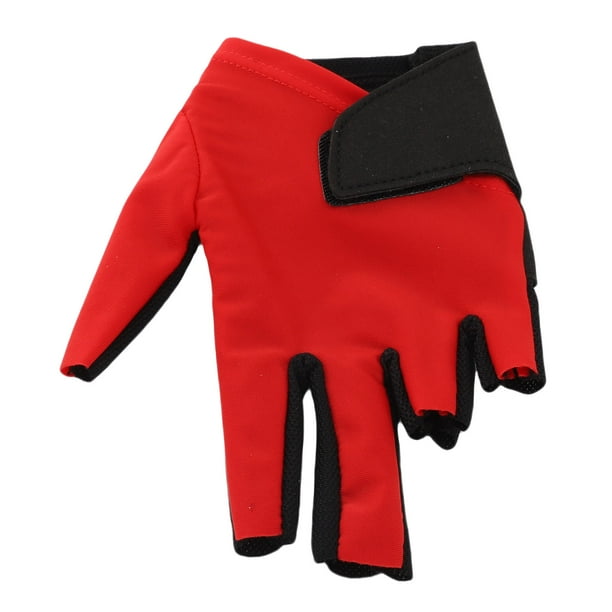 Guante De Billar De La Mano Izquierda, Billar Y Billar Y Billar Señales Sports Elastic 5 Dedos Para Hombres Y Mujeres Con Malla Transpirable