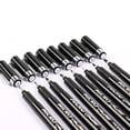 thumbnail image 4 of Hand Lettering Pens, Calligraphy Brush Pen, Pigment Liner Micron Pen Black Markers Set for Artist Sketch, Technical, Beginners Lettering Pens set, 4 of 6