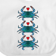 thumbnail image 4 of Inktastic Blue Crab Lover Boys or Girls Baby Bib, 4 of 4