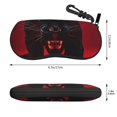 thumbnail image 3 of Zufioo Black Panther Red Background Print Sunglasses Case Tactical Zipper Sunglasses Carrying Case for Men Women, 3 of 6