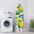 thumbnail image 3 of HELLHERO Soft Anti-Slip Ironing Board Cover 3 Fasteners Dust Covers Soft Fabric 15"x54", Lemon, 3 of 5