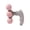 Pink, variant on Esquirla 6 Wheels Manual Massage Roller Compact for Arms Fitness Enthusiasts Athletes Blue