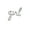 Silver, variant on Air-Filled Lowercase Cursive "girl" Backdrop Balloon Banner