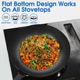 thumbnail image 3 of Souped Up Recipes 13.4 Inch Carbon Steel Wok for Electric, Induction and Gas Stoves (Lid, Spatula and User Guide Video Included), 3 of 6