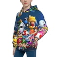 thumbnail image 2 of Lsque Mario Patten Youth Hoodie Sweatshirt Pullover with Kangaroo Pocket Boys and Girls Hoodie Warm Hoodie for Kids, 2 of 8