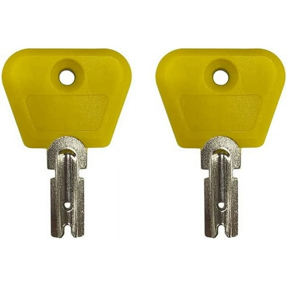 2 Pack Ignition Keys Replacement For Clark Yale Hyster Jungheinrich Forklift - 2782017, 7004147, 2368655 (2)