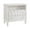 White, variant on S-HOME Mid-century Modern Nightstand 2 Drawers Solid Wood Legs USB Ports & Outlets Bedside End Table - Elegant Storage Solution