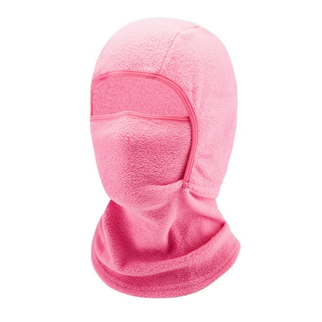 HAiming Kids Winter Plush Ski Face Mask Hat Breathable Thermal for Motorcycle Riding Cycling in Cold Weather