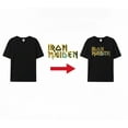 thumbnail image 2 of T-shirt à Manches Courtes en Coton Personnalisé, Col Rond, Imprimé Logo-ZJKDGJKJ, 2 of 3