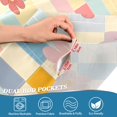 thumbnail image 5 of Yayeee Kitchen Curtains Tier Set of 2 Light Filtering 57"x24" Over Sink Window Panels, Pink Floral, 5 of 7