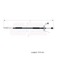 thumbnail image 3 of Cable Chicote Acelerador Compatible Con Nissan Sentra 1.6L 1988 1989 1990 1991 B12 CAHSA Cable Chicote Acelerador, 3 of 7