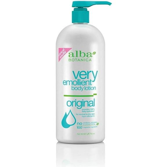 Alba Botanica Very Emollient Body Lotion, Original, 32 Oz