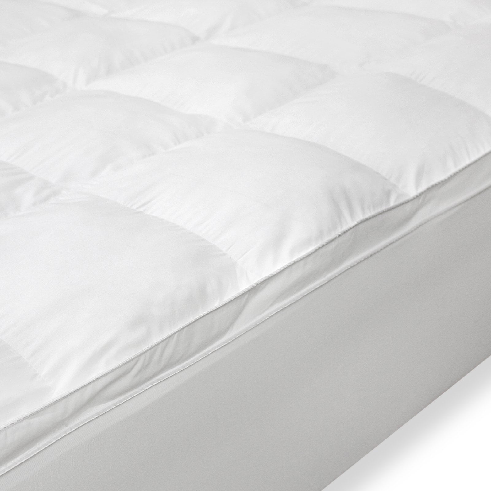 Rio Home Fashions Microfiber Fiberbed Pillowtop Mattress Topper, Twin