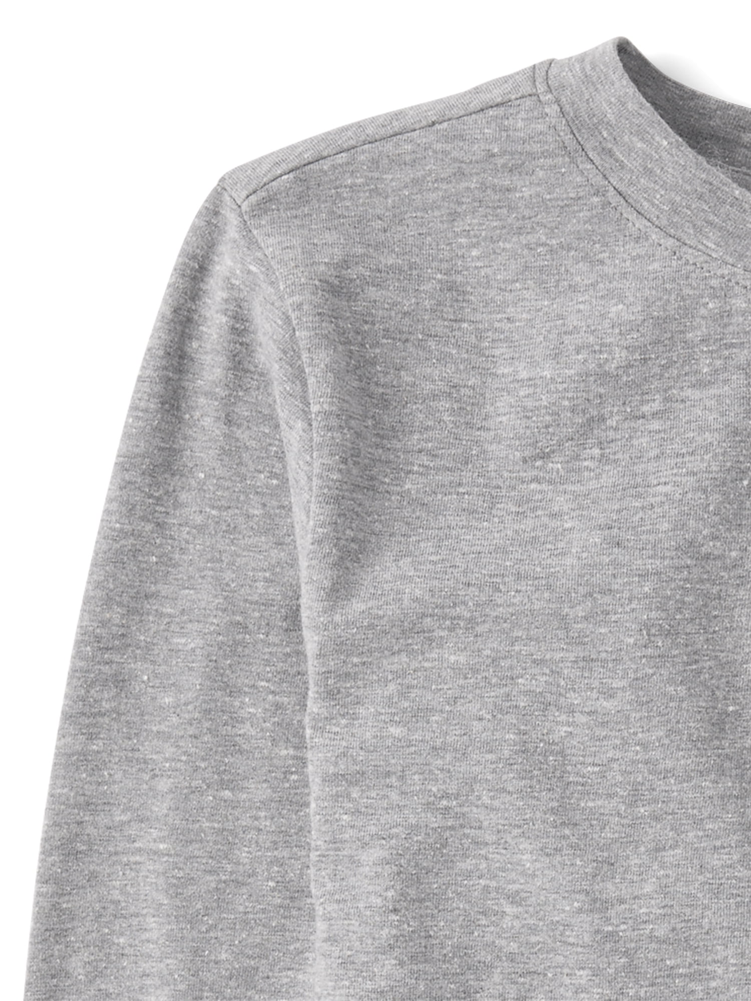 The Children's Place Boys Long Sleeve Marled Henley Top, Sizes XS-XXL
