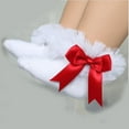 thumbnail image 5 of Princess Cute Baby Kid Girls Lace Ruffle Frilly Ankle Socks Princess Cotton Short Socks, 5 of 5